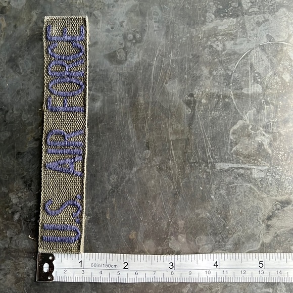 U.S. AIR FORCE embroidered tape patch - Vintage - Picture 9 of 10